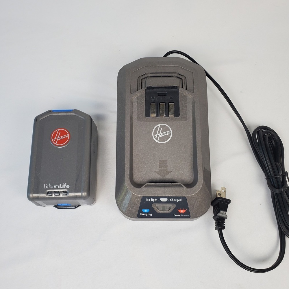 Hoover Lithium Life 20V Battery and Charger BH03100 BH03120 Rechargeable WORKING